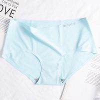 Women Panties Japanese Seamless Ice Silk Waist Lift Hip Briefs