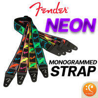 Fender Neon Monogrammed Strap สายสะพาย