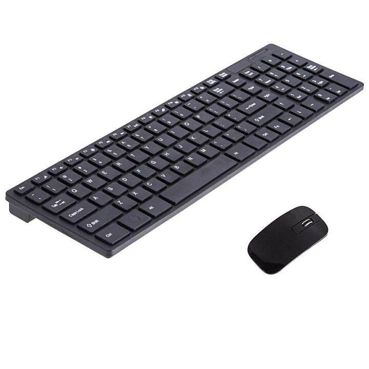 WIN K06 Slim 2.4GHz Wireless Keyboard And Mouse Set With USB Receiver ...