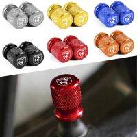 [TYEE Automotive Products] 4Pcs รถอะลูมิเนียมอัลลอยด์ล้อวาล์วอากาศยาง Caps ฝาครอบสำหรับ Fiat Abarth 595 500 596 Uno Aksesoris Panda