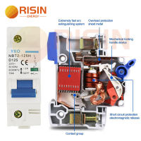 10A YRCB-63สวิตช์คัทเอาท์ขนาดเล็ก25A สวิตช์เบรกเกอร์63A 50A 40A 2P AC 400V Mini