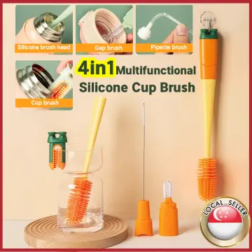 4in1 Bottle Mouth Cleaning Brush Multifunctional Cup Cleaning