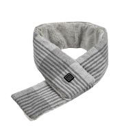 Heated Scarf with 3 Heating Levels, Rechargeable USB Heated Scarf Warm Winter Scarf for Men Women