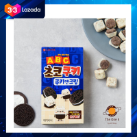 ?ส่งฟรี? lotte abc choco cookie&amp;cream คุ๊กกี้แอนด์ครีม ขนมเกาหลี 43g ABC 초코쿠키 쿠키앤크림 มีเก็บปลายทาง