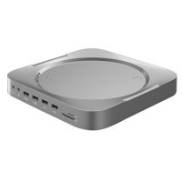 Type-C Hub พร้อมกล่องใส่ฮาร์ดไดรฟ์ HDD Case Docking Station สำหรับ Mac Mini