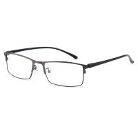 Gmei Optical Men Titanium Alloy Eyeglasses Frame for Men Eyewear Flexible Temple Legs IP Electroplating Alloy Material Y2529