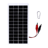 10W 12V Solar Panel Outdoor Solar Battery Charger Polysilicon Panels USB Outdoor Portable Solar for Cell Mobile Phone Chargers