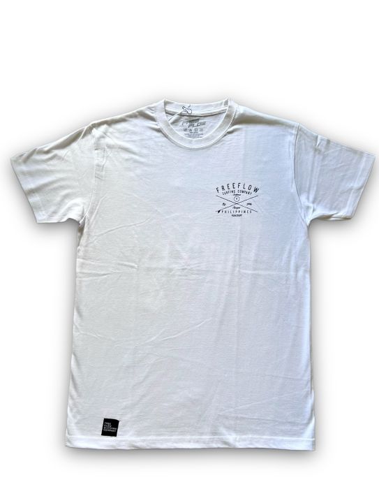 Free Flow Clothing Tops White T-shirt Siargao Surf X | Lazada PH