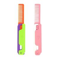 3D Printed Gravity Comb Retractable Portable Stress Relief Toy Hair Comb Cute Butterfly Comb Sensory Toys for Women ADD ADHD Birthday Gift everyone