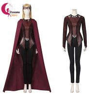 Wanda Maximoff Scarlet Cosplay Witch Cosplay Costume Outfits Halloween Carnival Suit Mask Custom Made Halloween Costume