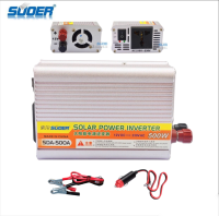 Suoer 12V500W 12V to 220V Portable Smart Power Inverter แถมสายคีบแบต