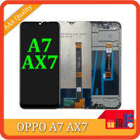 จอ LCD แบบดั้งเดิม6.2 "สำหรับ OPPO A7หน้าจอสัมผัสหน้าจอ AX7 CPH1901 CPH1903 CPH1905ชุดประกอบดิจิไทเซอร์อะไหล่ซ่อมโทรศัพท์