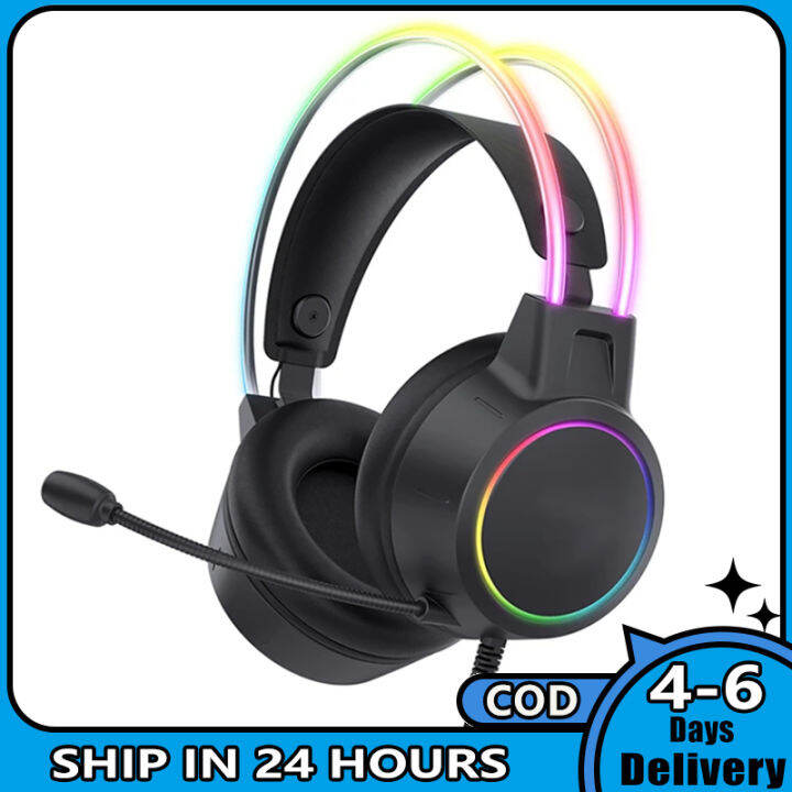 X15 Pro Onikuma Rgb Headphones With Hd Flexible Mic 3.5mm Gaming