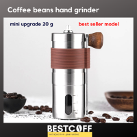 BESTCOFF Hand crank coffee bean grinder เครื่องบดกาแฟด้วยมือ แบบแกนเฟืองเซรามิค