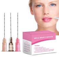 Meso Blunt Cannula ไมโคร Needle 22G 50MM 70MM ผิวหนังเติมทื่อเข็มไวท์เทนนิ่งเพื่อความสวย