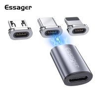 Essger Magnetic Cable Plug Tip USB Cable Connector Type C Magnetic Charge Adapter Micro USB Magnet Cable Converter Charger Tip