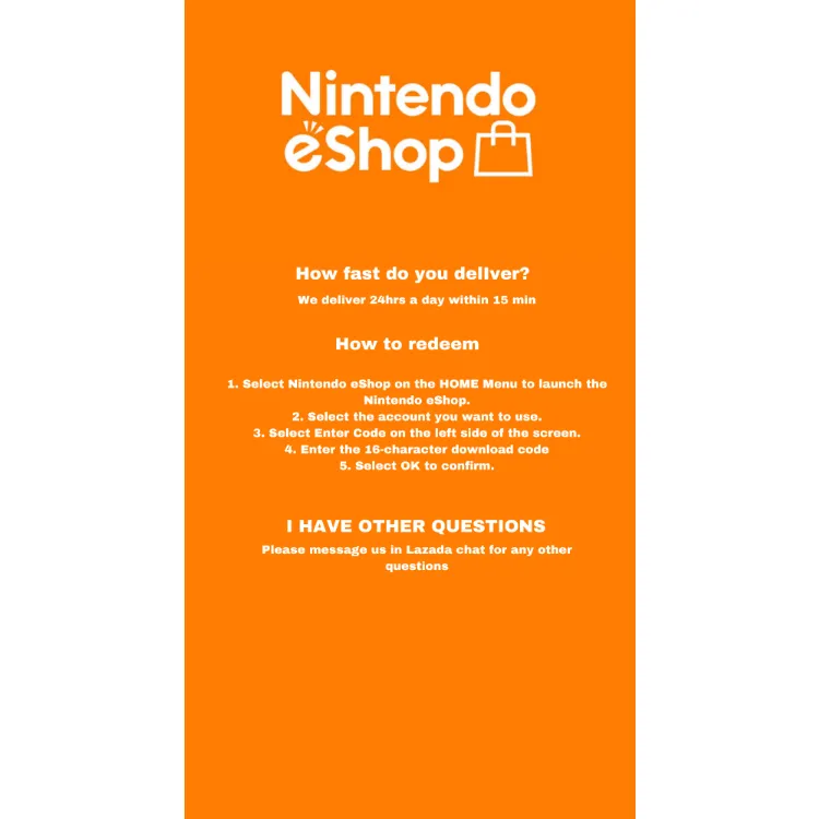 Nintendo eShop USA 10 / 20 / 35 / 50 USD - 15 min delivery