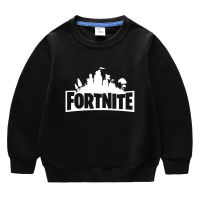 Fortnites เสื้อผ้าเด็กกีฬาเด็กแขนยาวเสื้อกันหนาวฤดูใบไม้ผลิและฤดูใบไม้ร่วง2-9ปี100% ผ้าฝ้ายรอบคอเสื้อกันหนาวสำหรับชายหญิง