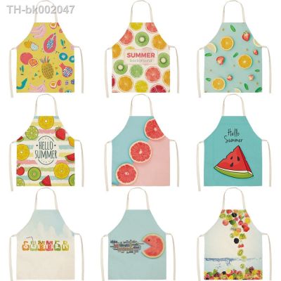 ❈۩┇ Summer fruit pattern kitchen apron women master apron Women kitchen apron Apron for hairdresser aprons for women Child apron
