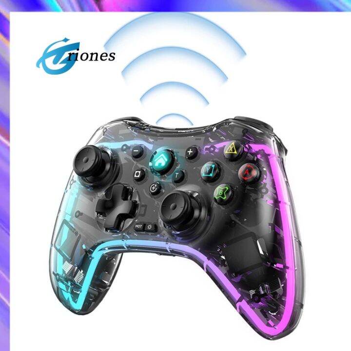 rgb-gamepads-จอยควบคุมเกมบลูทูธที่เข้ากันได้สำหรับสวิตช์คอมพิวเตอร์โทรศัพท์มือถือที่ถือเกม