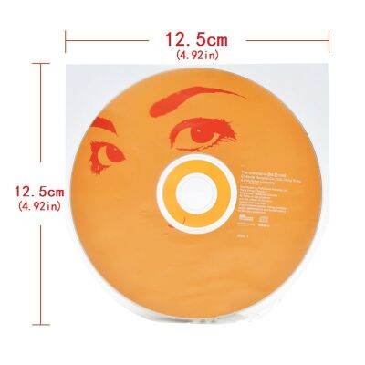 100PCS Anti-Static Inner Sleeves กระเป๋าป้องกันสำหรับไวนิล LP Records CD DVD Disk อุปกรณ์เสริม Kit