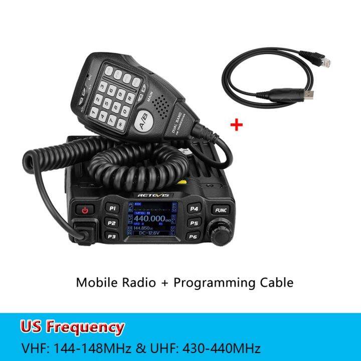 RETEVIS RT95 Car Radio With Screen Ham Car Mobile Radio Station ...