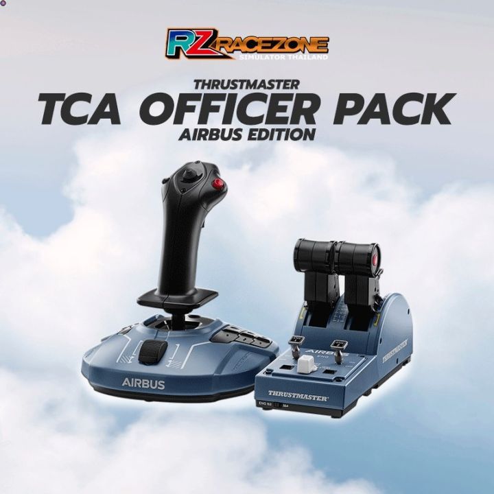 ลด-50-พร้อมส่ง-จอยเกมขับเครื่องบิน-thrustmaster-tca-officer-pack-airbus-edition-ขายดี