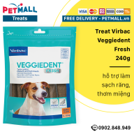 HCMTreat Virbac Veggiedent Fresh 240g - hỗ trợ làm sạch răng thơm miệng thumbnail