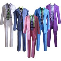 2022 New Cosdaddy Anime Kira Yoshikage Cosplay Costume Jojos Bizarre Adventure Adult Men Halloween Carnival Party Costume