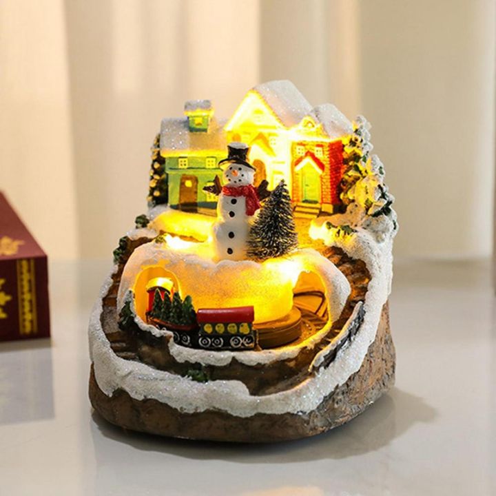 1-pcs-christmas-village-houses-sets-rotating-train-display-figurines-led-light-up-santa