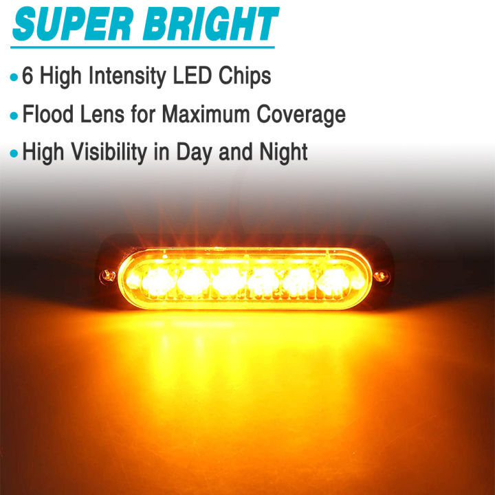 strobe-warning-light-amber-led-side-flashing-beacon-emergency-hazard-marker-grille-lamp-bar-tow-truck-trailer-pickup-12-24v-car
