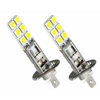 1Pc Car LED Headlights H1 H3 Head Lights 55W 5050 Chip 6000K Fog White Lamps 12V Bulbs  LEDs  HIDs