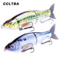 CCLTBA Quality Glider Shad Bait 56g 62g Float Sink Fishing Lures Hard Body Soft Tail Wobblers Swimbait Jointed Lure Minnow