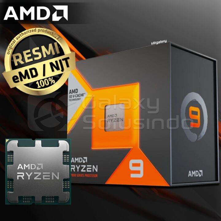 AMD Ryzen 9 7900X3D 12 Core 24 Thread Processor - 7900X 3D V Cache AM5 ...