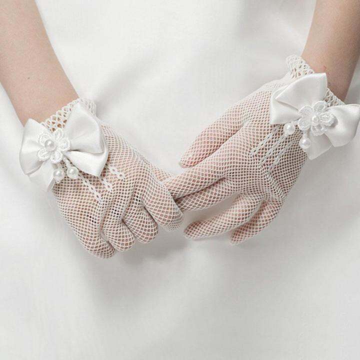 net-bow-tie-dress-girl-child-white-gloves-wedding-dress-white-gloves-boy-princess-flower-gloves-h6b6