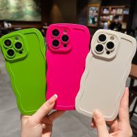 Suitable For Wave Edge Case Soft Fashionable Casing for IPhone 14 13 12 11 Pro Max Candy Back Cover