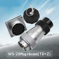 WEIPU WS28 TD+Z Industrial Waterproof Electrical Power Adapter M28 Welding Aviation Connector 2 3 4 8 16 24 26 35 Pin Male Plug