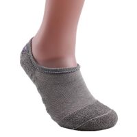 big size ankle socks 10pairs/lot mens invisible towel style cotton Socks stripe boat anti slip  new EU40-44 male sox Socks Tights