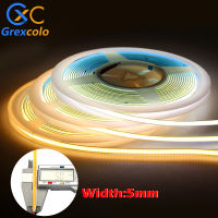 20215mm COB LED Strip Light 480 LEDs Flexible LED Tape Ribbon for Room Decor Lighting Warm Natural Cold White LED Lights DC12V 24V