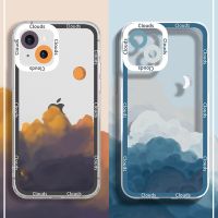 [Hot K] Snow Mountain Cloud Soft สำหรับ Samsung Galaxy S22 Ultra S21 FE S20 S10 Plus หมายเหตุ20 10 A32 A52S A52 A72 A13 A23 Clear Cover