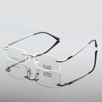 Rimless Eyeglasses Frames Rui Hao Eyewear Brand Optical Glasses Frame Frameless Spectacles