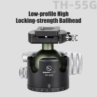 SUNWAYFOTO TH-55G  Low-profile High Locking-strength Ballhead With Quick Release Plate DP-60RG Compatible with Arca-Wiss and RRS Food Storage  Dispens