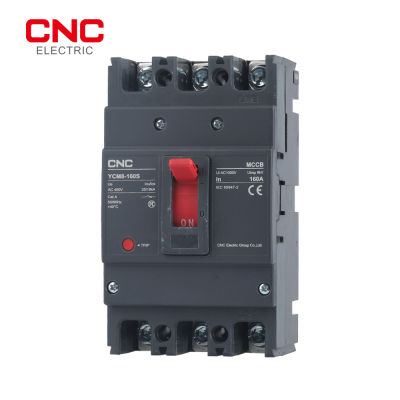 CNC YCM8-160S 3P MCCB Fixed Moulded Case Circuit Breaker AC400V 2518kA การป้องกันการกระจายพลังงาน