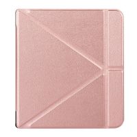 Origami Stand for 7 quot; Kobo Libra H2O Case Slim PU Leather Stand Flexible TPU Full Body Cover with Auto Wake/Sleep Case