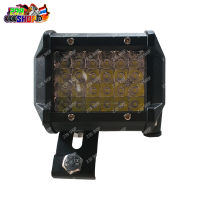 ไฟหน้า ไฟสปอตไลท ไฟตัดหมอก LED 12 V.DC เหลี่ยม 24 LED 8000Im 04 แปลงใส่รถทุกรุ่นได้ Kimhan Shop