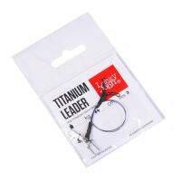 สายจูง TITANIUM LJ afw TITANIUM พร้อมตัวล็อคแบบหมุนและตัวล็อค09กก. 20ซม. 2ชิ้น