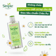 Nước Hoa Hồng Không Cồn Dành Cho Da Nhạy Cảm Simple Kind To Skin Soothing thumbnail