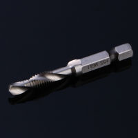 【ลดล้างสต๊อก】M6 HSS 1/4" Hex Shank Drill &amp; Tap Taper Drill Bits Power Tool Part