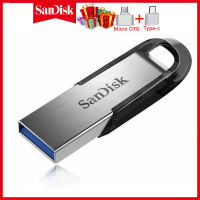 SanDisk Metal Pen Driver Usb2.0 16Gb,32Gb,64Gb,128Gb,U Disk 1Tb 2Tb Memory USB Rod Cz73กันน้ำ