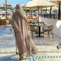 【hot】☎◈  Muslim Female Dresses Sets Abayas for Eid Loose Ethnic Robes